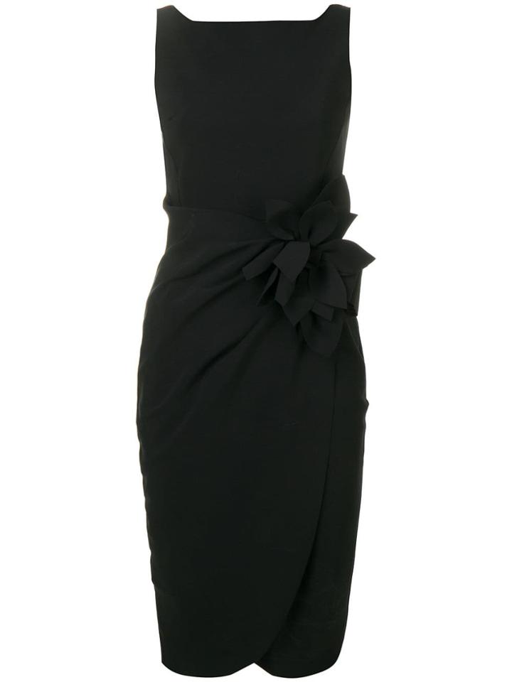 Le Petite Robe Di Chiara Boni Flower Dress - Black