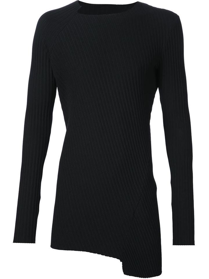 Masnada Asymmetric Ribbed T-shirt