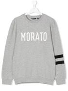Antony Morato Junior Teen Stripe Detail Sweater - Grey