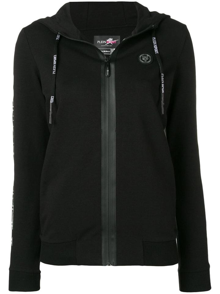 Plein Sport Tiger Zipped-up Cardigan - Black