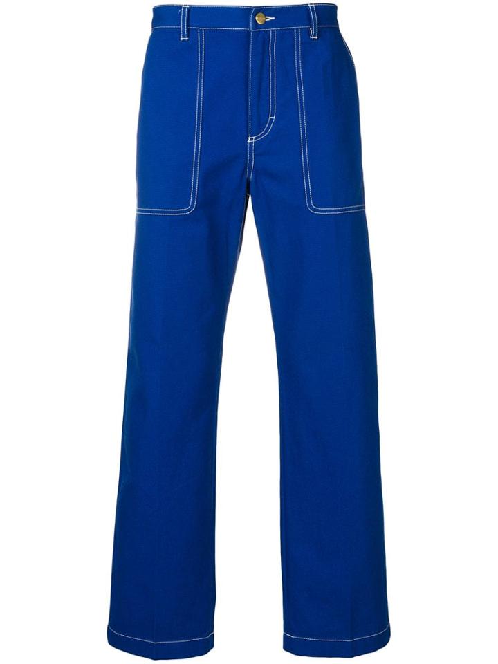 Acne Studios Canvas Trousers - Blue