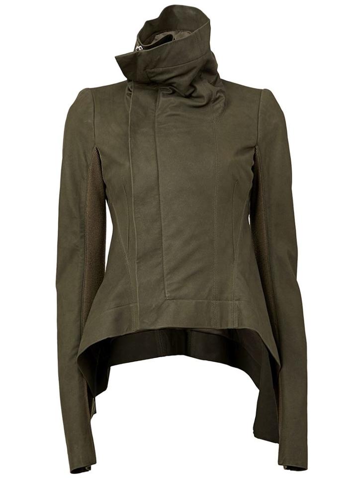 Rick Owens Funnel Neckjacket