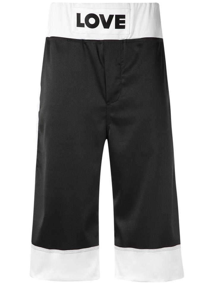 À La Garçonne - Boxy Bermuda Shorts - Men - Polyester/spandex/elastane - M, Black, Polyester/spandex/elastane