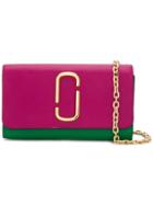 Marc Jacobs Saffiano Mini Chain Wallet - Green