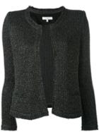 Iro - Metallic Knit Cardigan - Women - Cotton/polyamide/polyester/other Fibers - 38, Black, Cotton/polyamide/polyester/other Fibers