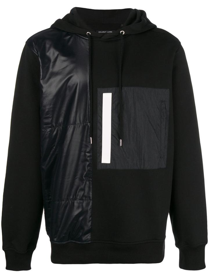 Helmut Lang Technical Panel Hoodie - Black