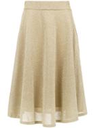Cecilia Prado Sáli Midi Tricot Skirt - Yellow & Orange