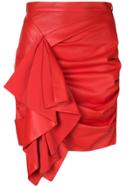 Drome Gathered Ruffle Trim Skirt