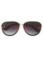 Gucci Eyewear Aviator Shaped Sunglasses - Green