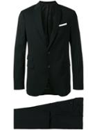 Neil Barrett Skinny Fit Dinner Suit, Men's, Size: 50, Black, Polyester/spandex/elastane/viscose/wool