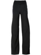 Rick Owens Bias Palazzo Pants, Women's, Size: 44, Black, Cotton/nylon/acetate/silk