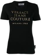 Versace Jeans Couture Logo Appliqué T-shirt - Black