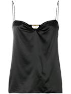 Saint Laurent Spaghetti Strap Cami - Black