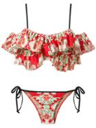 Adriana Degreas Printed Bikini Set - Red