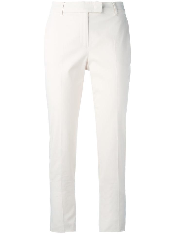 Max Mara - Slim-fit Trousers - Women - Cotton/spandex/elastane - 46, Nude/neutrals, Cotton/spandex/elastane