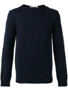 Marni - Knitted Sweater - Men - Cotton/wool - 50, Blue, Cotton/wool