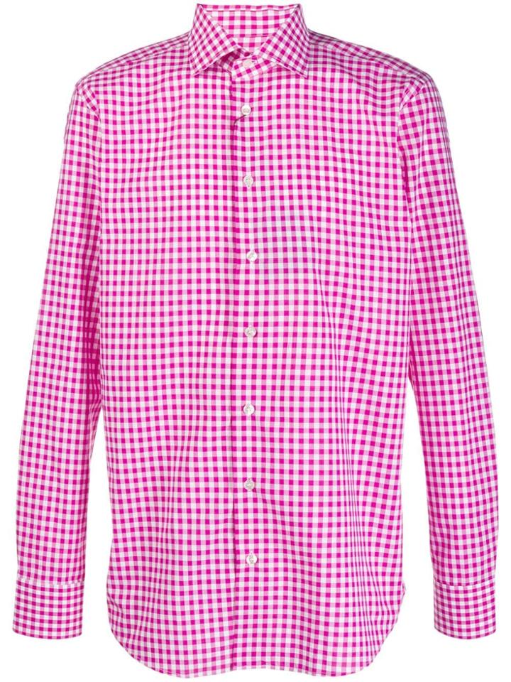 Etro Gingham Shirt - Red