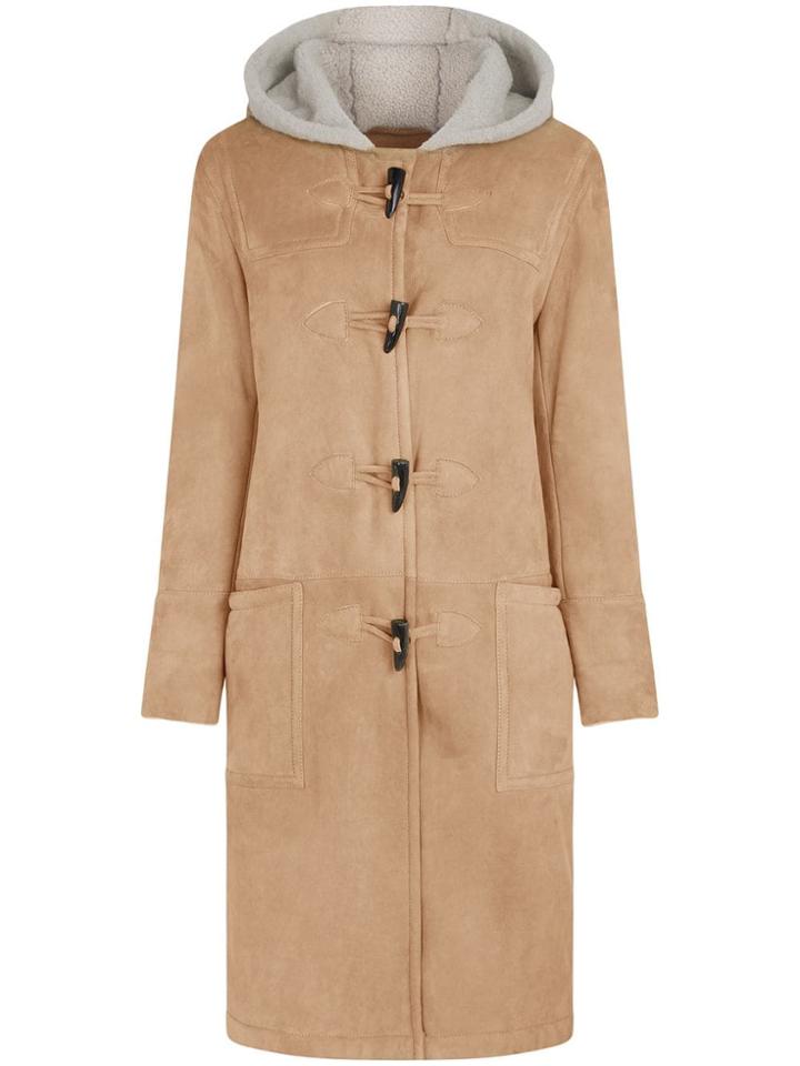 Mackintosh Beige Shearling Duffle Coat - Neutrals