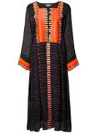 Apiece Apart Printed Kaftan, Women's, Size: 2, Blue, Silk/rayon/acetate