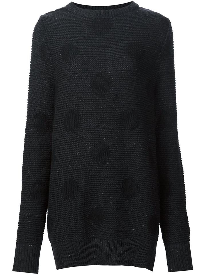 Marc Jacobs Polka Dot Jumper, Women's, Size: Small, Black, Cashmere/wool