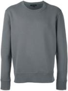 Ann Demeulemeester Grise Classic Crew Neck Sweatshirt, Men's, Size: Small, Grey, Cotton
