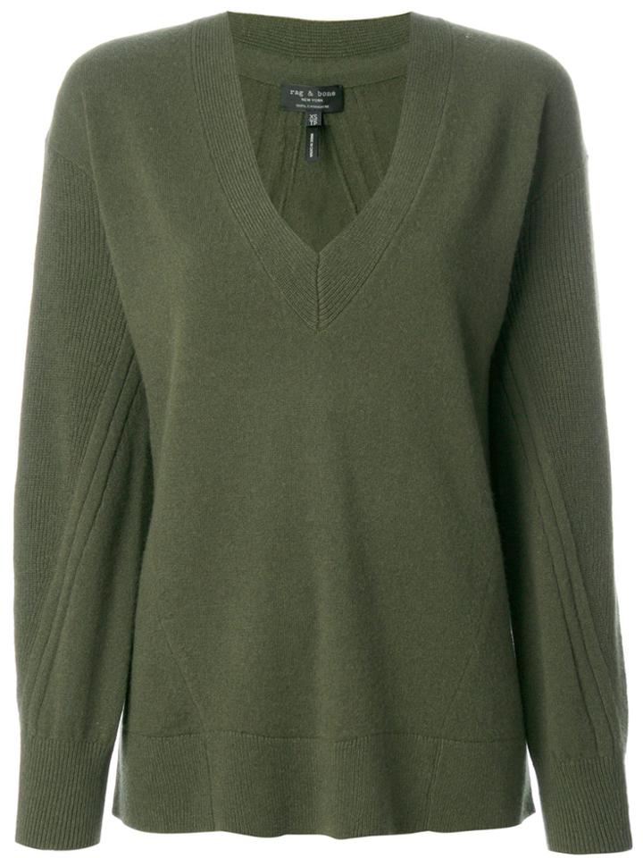 Rag & Bone Classic Knitted Sweater - Green