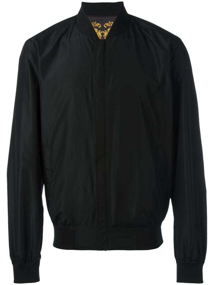 Versace Zip-up Bomber - Black