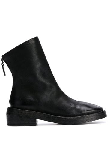 Marsèll Rear-zip Ankle Boots - Black
