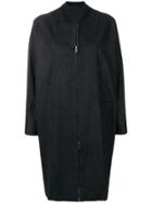 Nehera Mid-length Zipped Coat - Black
