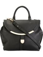 See By Chloé Lizzie Tote, Women's, Black, Calf Leather/cotton