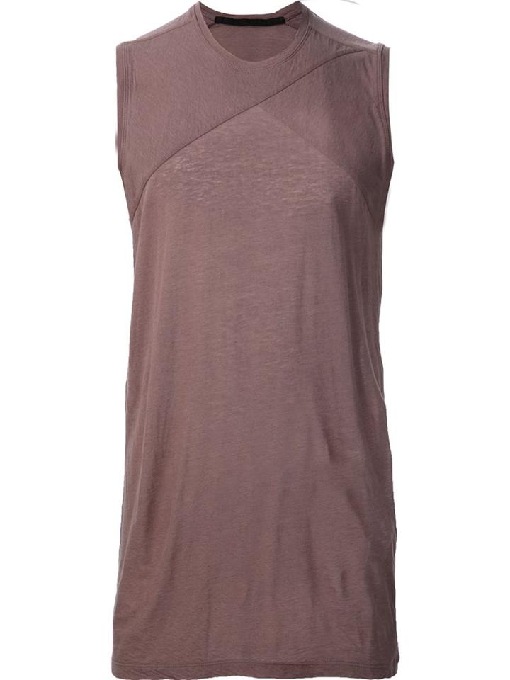 Julius Sheer Tank Top, Men's, Size: 4, Brown, Cotton