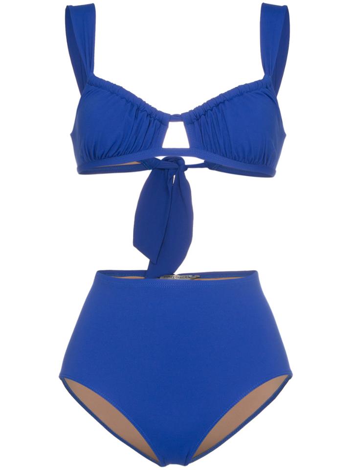 Three Graces Bridget Gathered Bikini - Blue