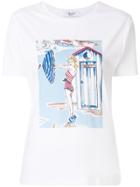 Blugirl Chest Print T-shirt - White