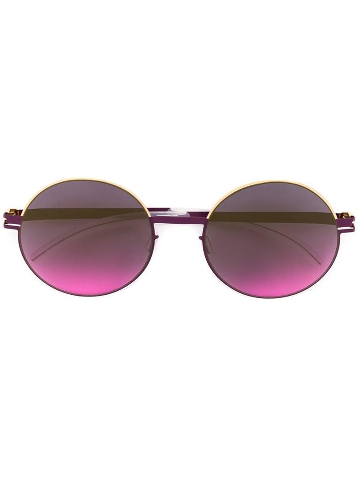 Mykita - 'alice' Sunglasses - Women - Steel - One Size, Pink/purple, Steel