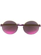 Mykita - 'alice' Sunglasses - Women - Steel - One Size, Pink/purple, Steel