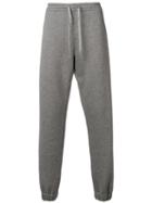 Versace Embroidered Logo Track Trousers - Grey
