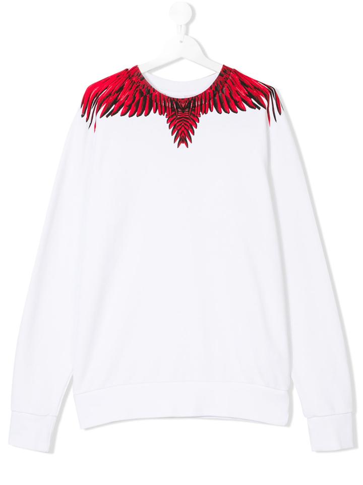 Marcelo Burlon County Of Milan Kids Paz Sweatshirt - White