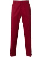 Dolce & Gabbana Classic Chino Trousers, Men's, Size: 50, Red, Cotton/spandex/elastane