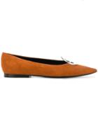 Proenza Schouler Pointed Ballerina Shoes - Brown