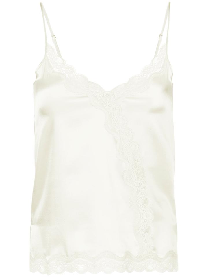Max & Moi Lace Trim Camisole - Yellow & Orange