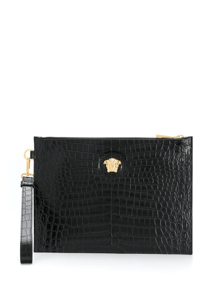 Versace Medusa Head Pouch - Black