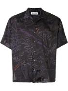 Ground Zero Graffiti Printed Shirt - Black
