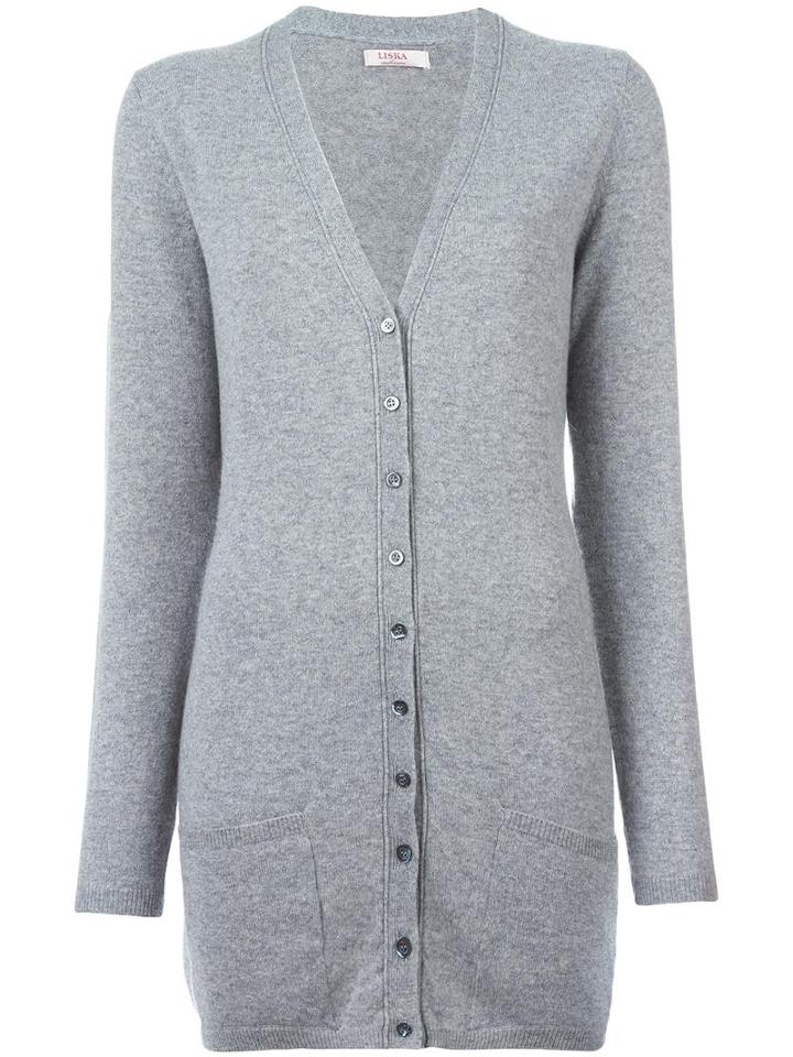 Liska V-neck Buttoned Cardigan, Women's, Size: Medium, Cashmere