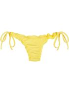 Blue Man Side Tie Fastenings Bikini Bottom, Women's, Size: Medium, Yellow/orange,
