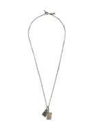 Henson Dog Tag Necklace - Silver