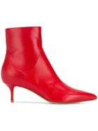 Francesco Russo Ankle Boots - Red