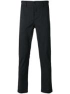 Vivienne Westwood Anglomania Cropped Pinstripe Trousers - Grey