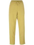 Joseph Louna Trousers, Women's, Size: 36, Yellow/orange, Silk/cotton/linen/flax