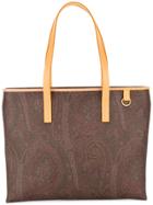 Etro Paisley Print Shopping Bag - Brown