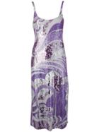 Emilio Pucci Cami-styled Sequinned Dress - Purple
